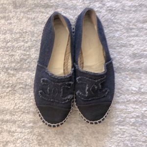 Chanel denim espadrilles size 38